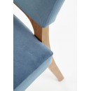 Стул HALMAR WENANTY морской/дуб медовый